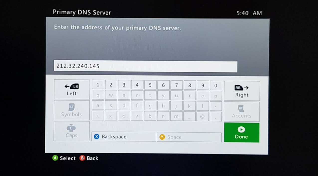 Что такое dns на xbox 360