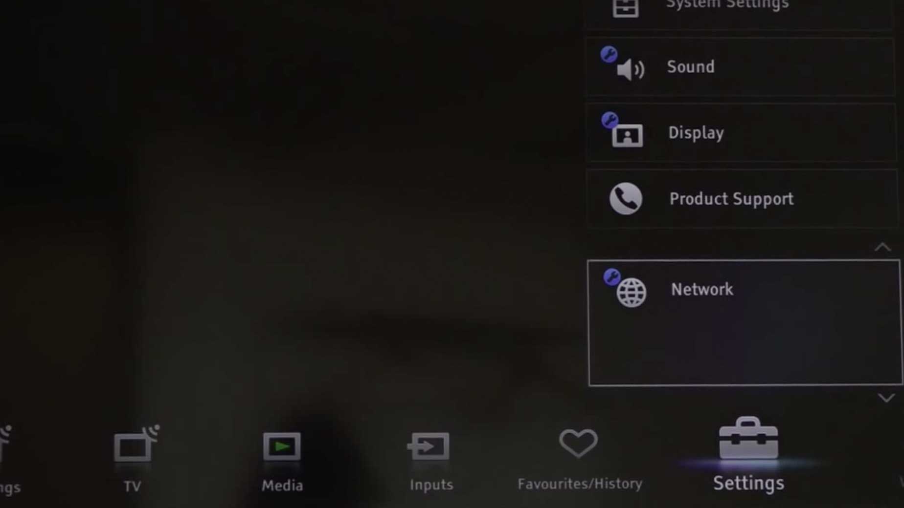 Android tv settings